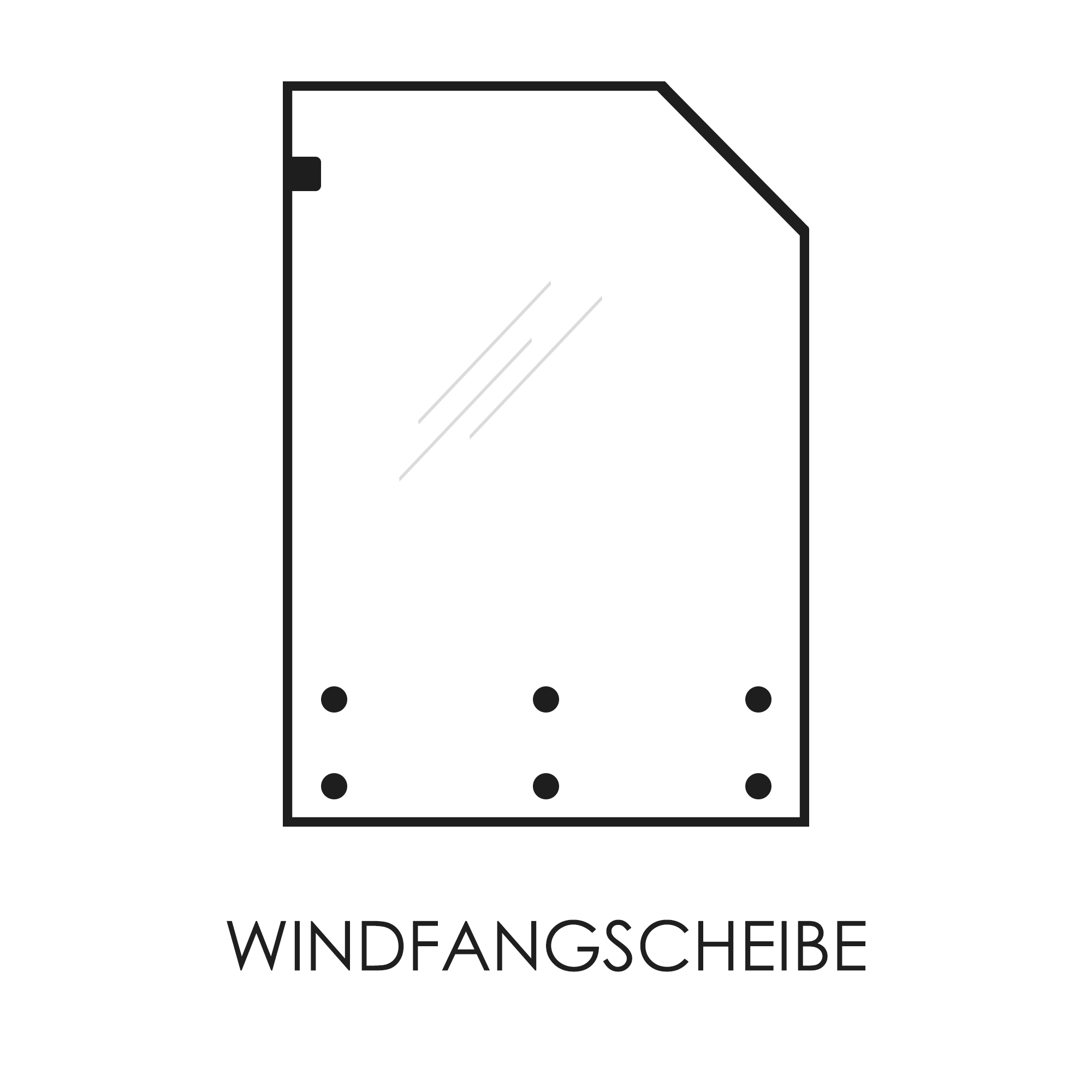 Windfangscheibe